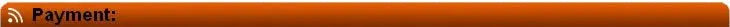 Orange rectangular button with a black RSS icon and the text Payment.