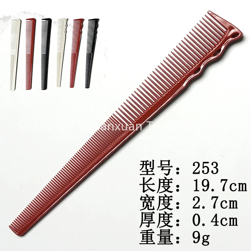 Barber Shop Resin Multifunctional Haircut Comb for Salon Hairdressing 19.7/20cm Double-edged Hair Cutting Comb