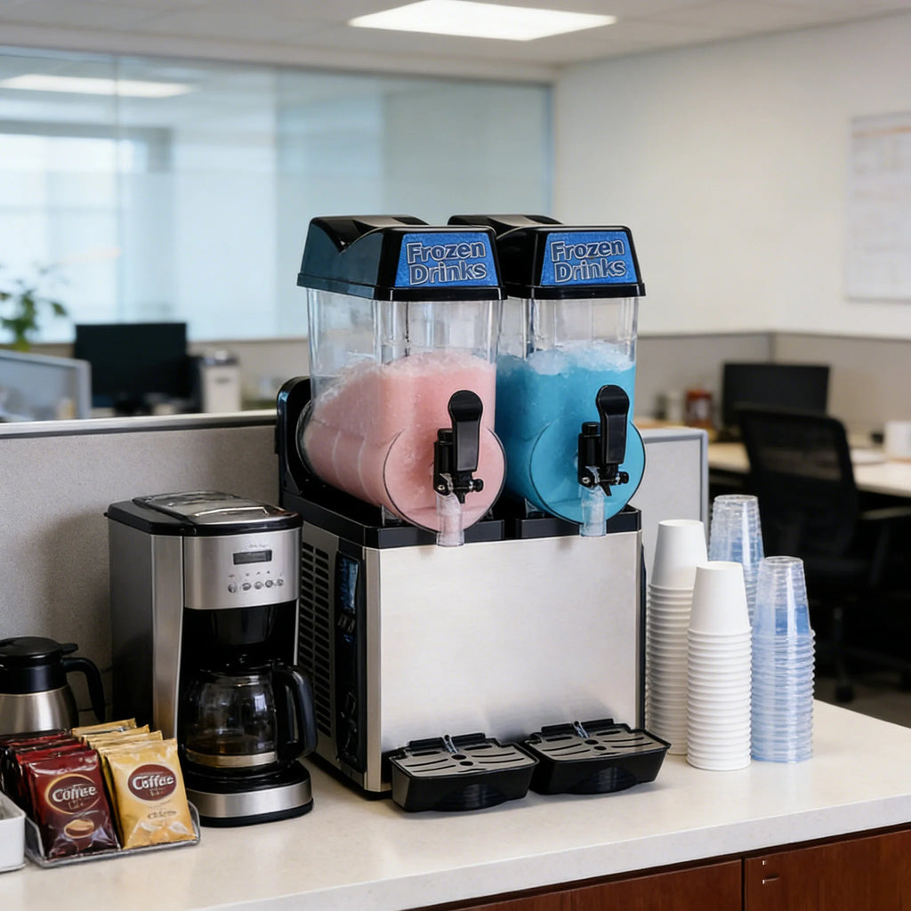 Professional Commercial 12L Slush Ice Making Machine Frozen Drink Dispenser