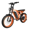 Bluvall SU8 48V 20 Inch Electric Fat Tire Mountain Bike 7-Speed