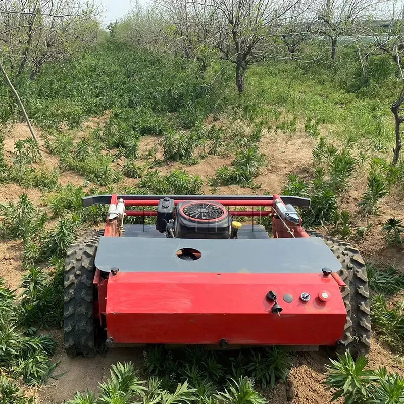 16HP Powerful 800mm Remote Control Lawn Mower High Productivity