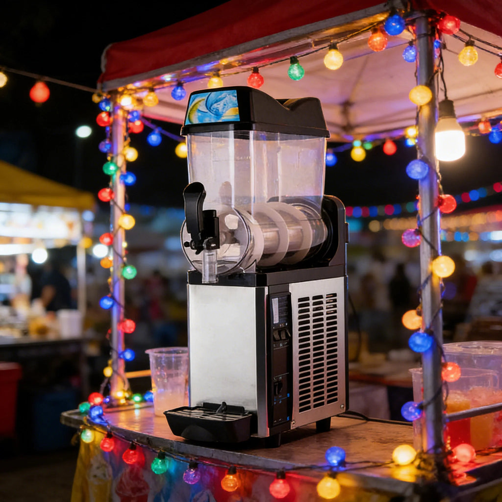 Commercial 3-Bowl Slush Ice Making Machine Frozen Drink Dispenser