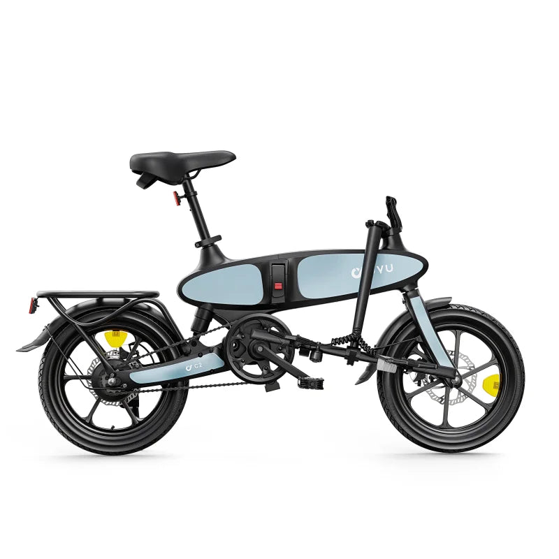DYU C2 16-Inch Foldable 2-Seat Electric City Bike