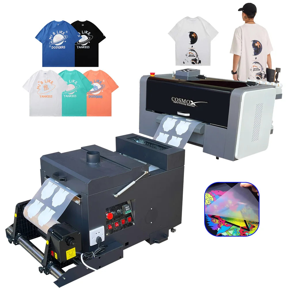 Cosmox Malo-Jet 30cm A3 DTF Direct to Film Desktop Dual Print Head T-Shirt Printer