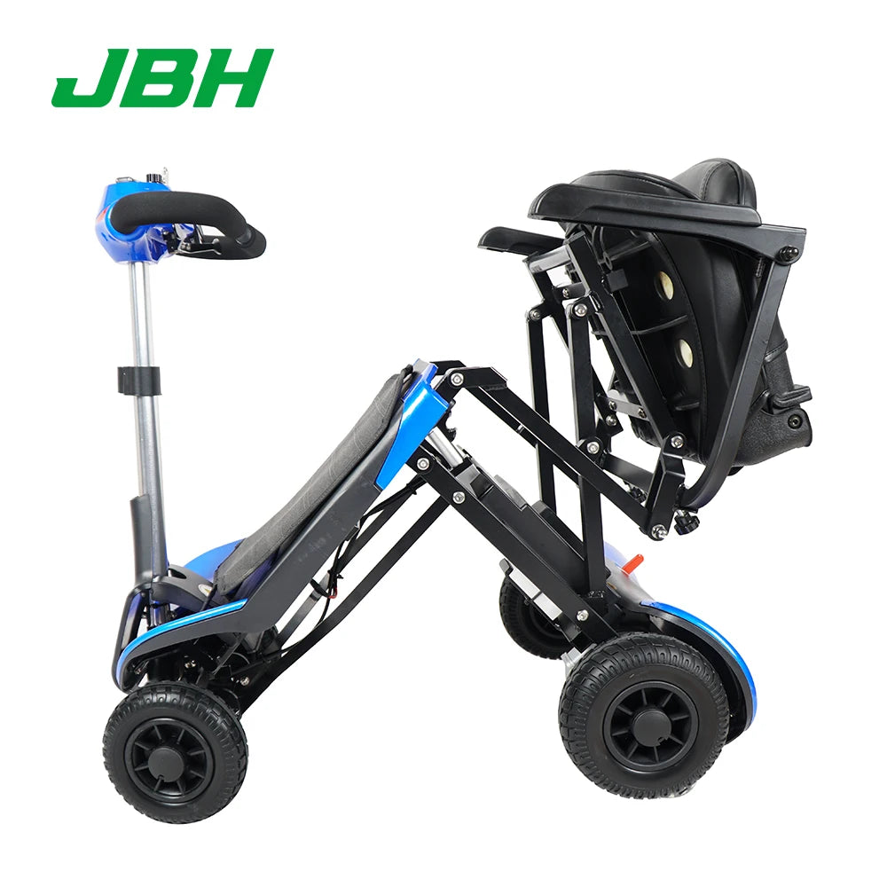 JBH FDB01 4-Wheel Fast Foldable Electric Mobility Scooter
