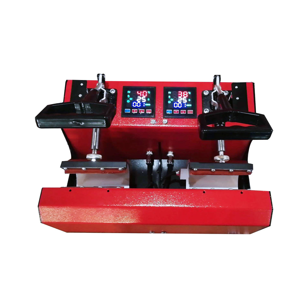 AIBA Double Station Mug Heat Press Machine with Dual LCD Control