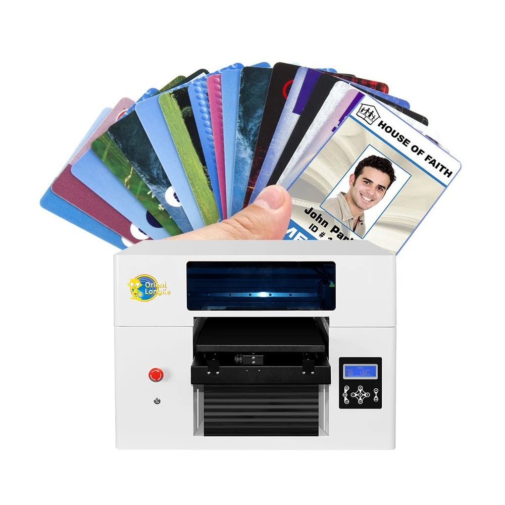 LONGKE LK-ZZ2E Universal Flatbed UV Business Card and Card Printer