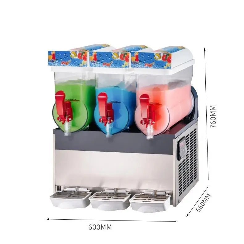 15L 2-Bowl Commercial Slush Machine Frozen Drink Dispenser