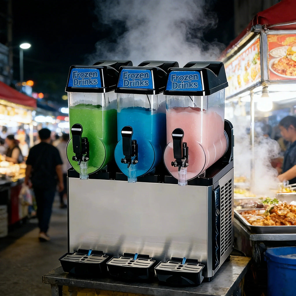 Commercial Automatic Slush Ice Making Machine Frozen Drink Dispenser
