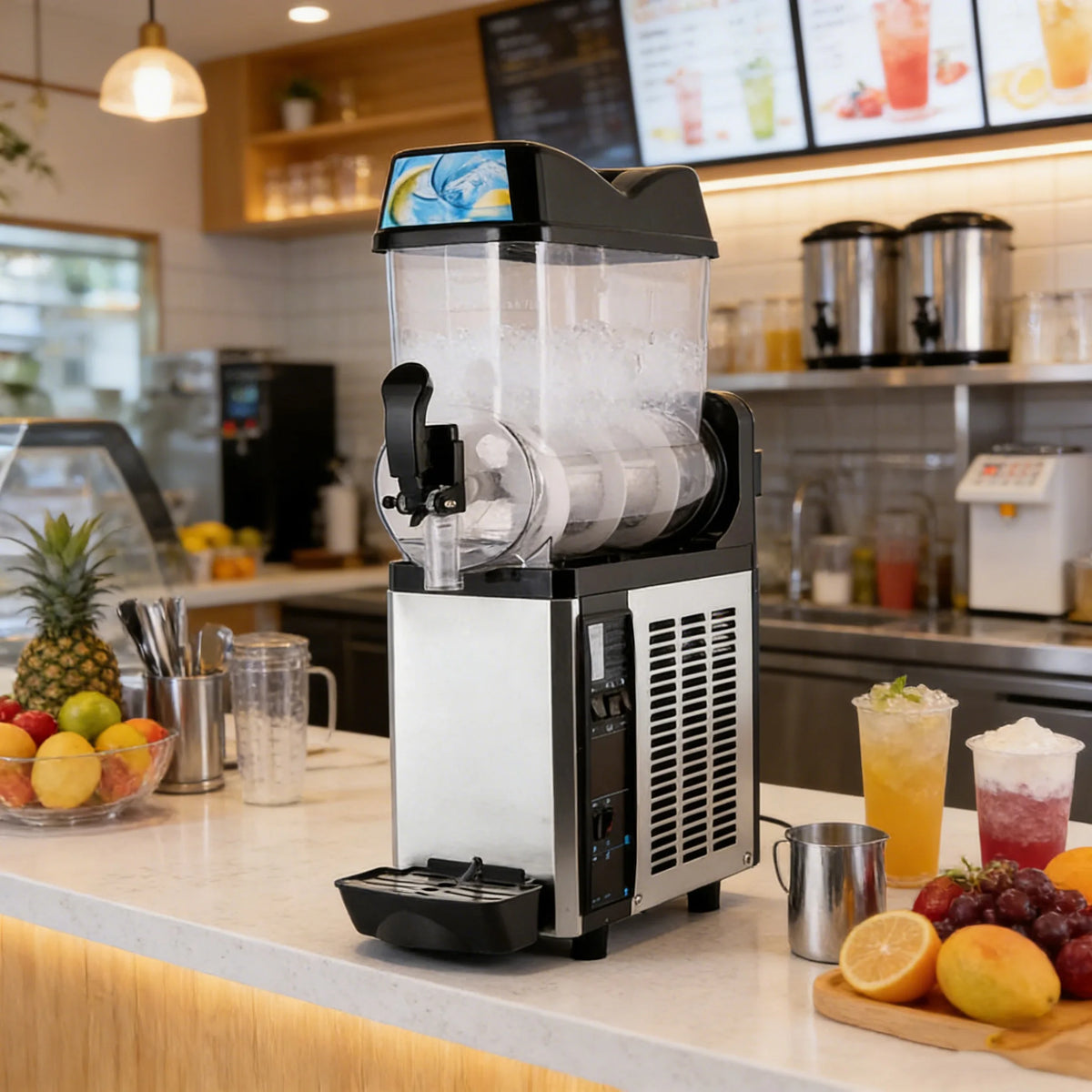 Commercial Slush Machine Granita Maker Frozen Drink Dispenser 1 Tank