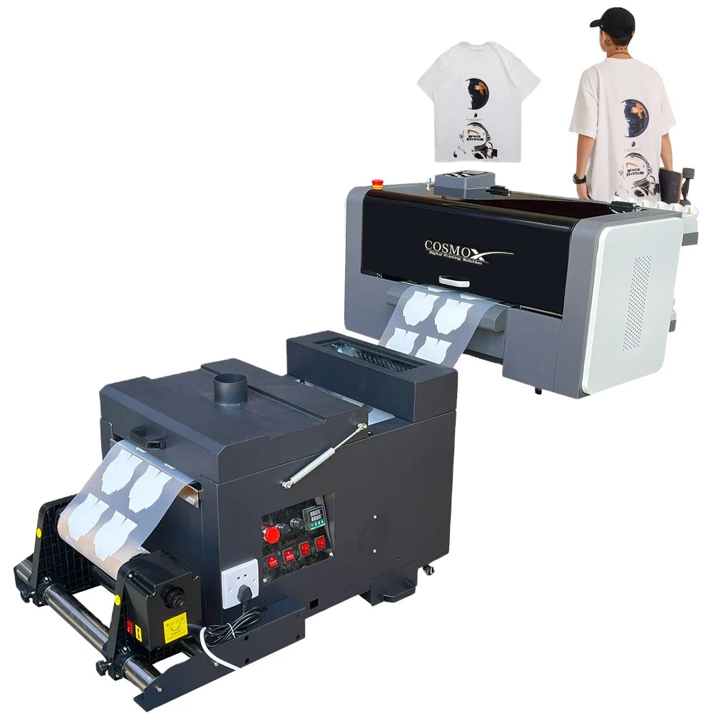 Cosmox Malo-Jet 30cm A3 DTF Direct to Film Desktop Dual Print Head T-Shirt Printer