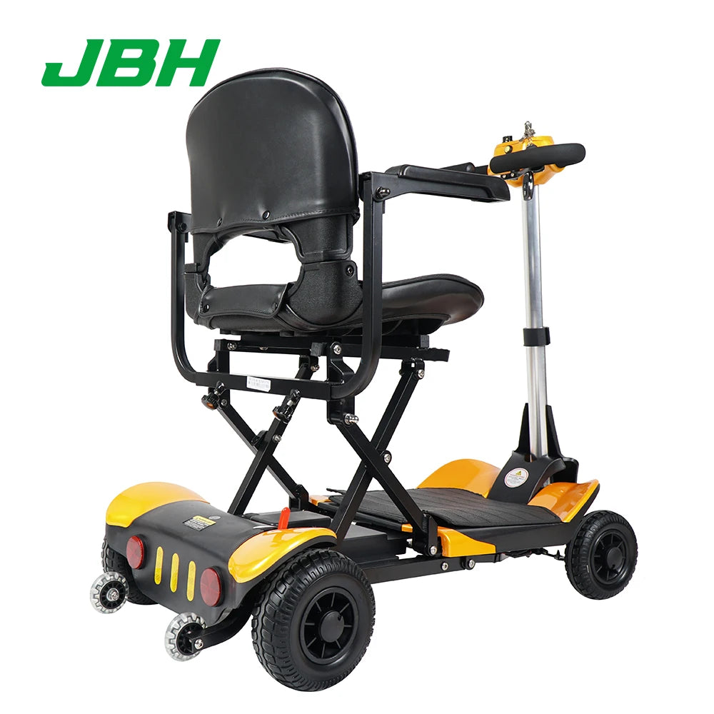JBH FDB01 4-Wheel Fast Foldable Electric Mobility Scooter