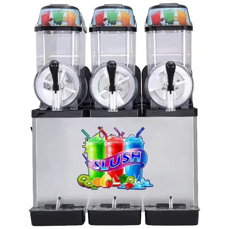 Commercial Smoothie and Slush Machine with Display Screen