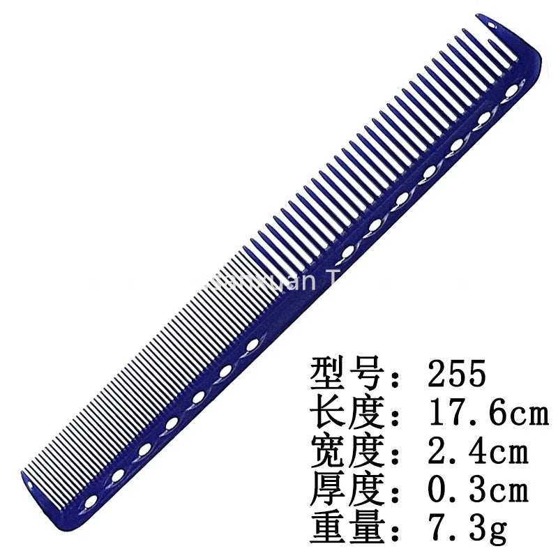 Barber Shop Resin Multifunctional Haircut Comb for Salon Hairdressing 19.7/20cm Double-edged Hair Cutting Comb