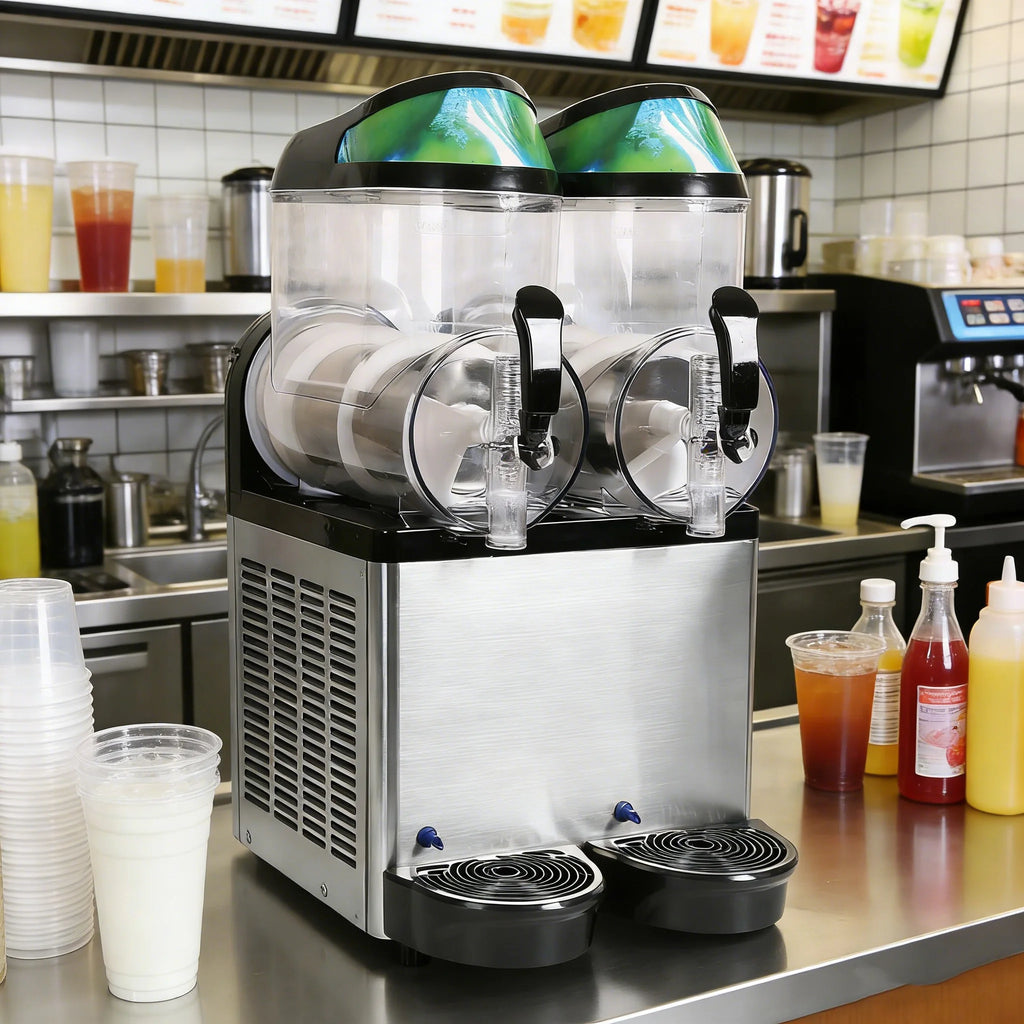 Commercial Ice Slush Machine Frozen Drink Dispenser