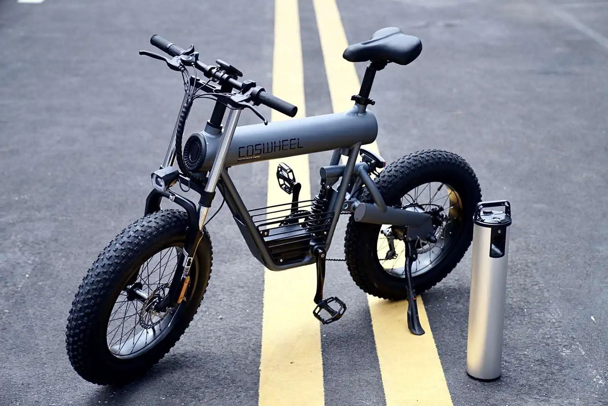 Coswheel T20 48V 7 Speed 20 Inch Fat Tire Electric City Bike