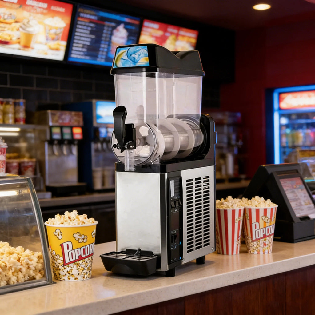 Commercial 2-Bowl 12L Granita Slush Ice Machine Beverage Dispenser