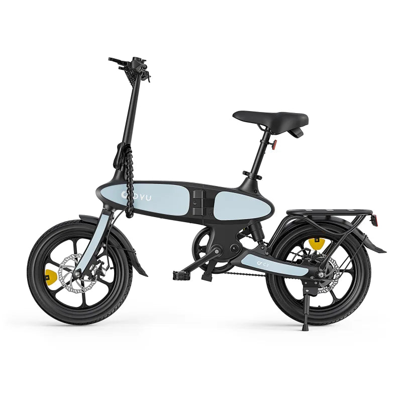 DYU C2 Folding Electric Bike 16 Inch Magnesium Alloy Frame Lithium Battery