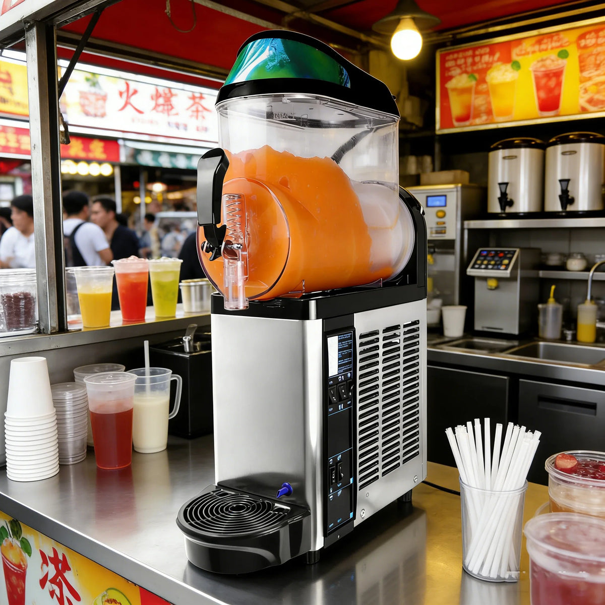 Commercial Grade XRJ12LX2 Dual Tank Slush Ice Making Machine