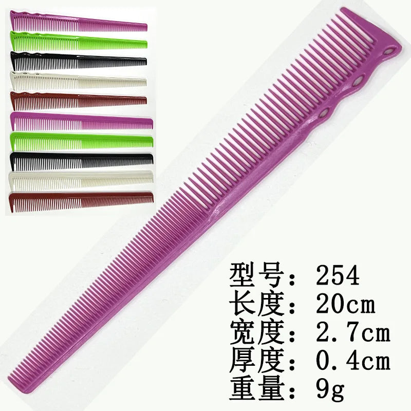Barber Shop Resin Multifunctional Haircut Comb for Salon Hairdressing 19.7/20cm Double-edged Hair Cutting Comb