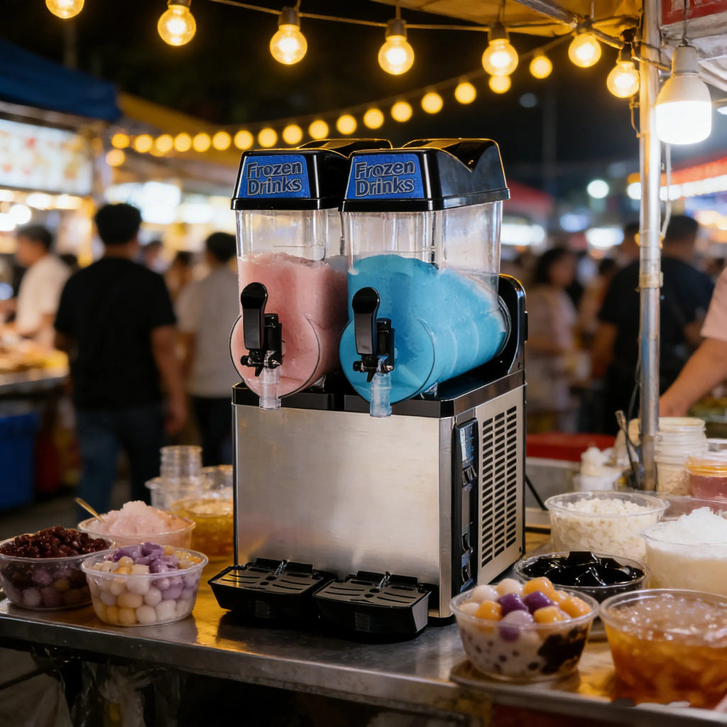 Professional Commercial 12L Slush Ice Making Machine Frozen Drink Dispenser