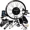 2000W electric bike hub motor conversion kit including a black spoked wheel, LCD display, controller, and accessories.