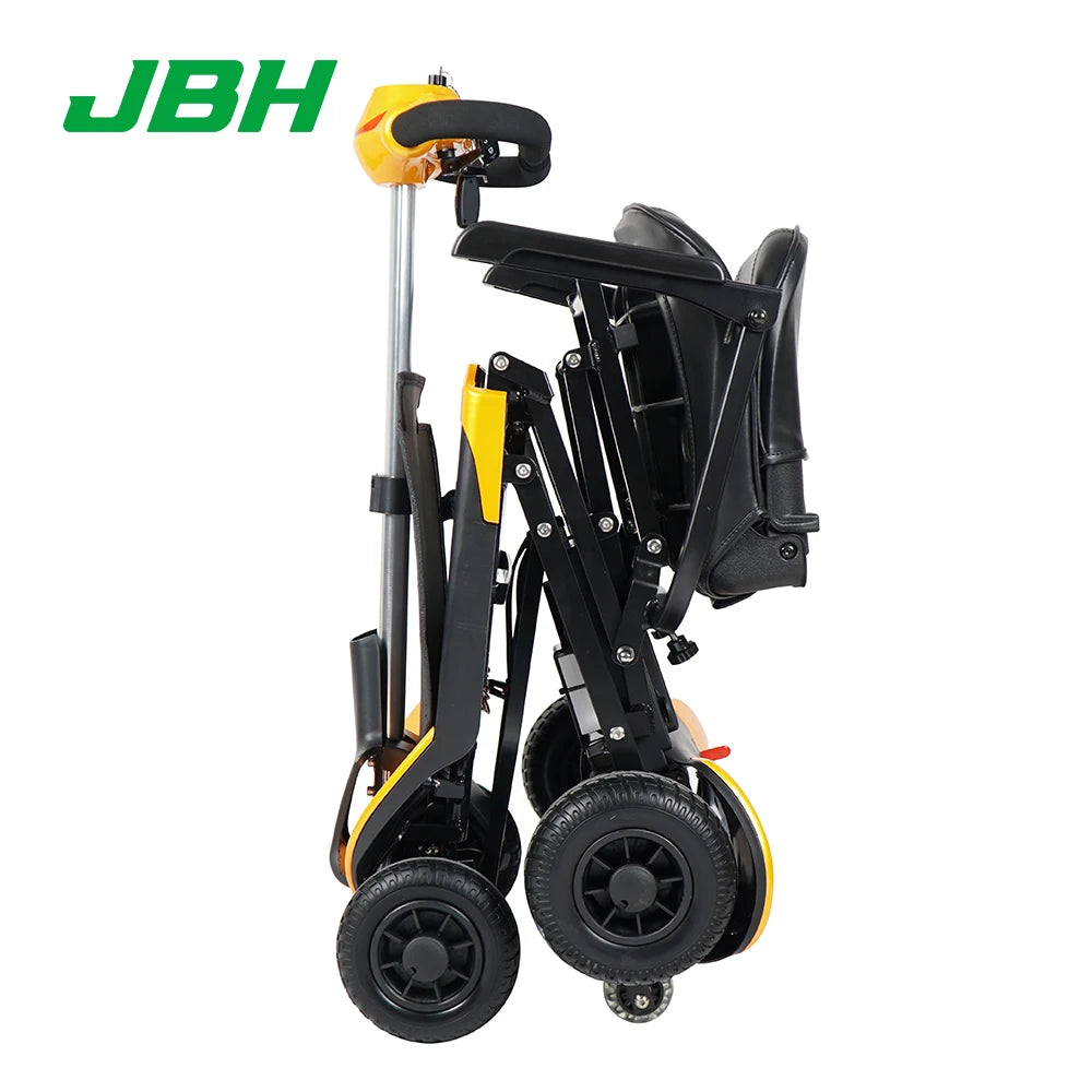 JBH FDB01 4-Wheel Fast Foldable Electric Mobility Scooter