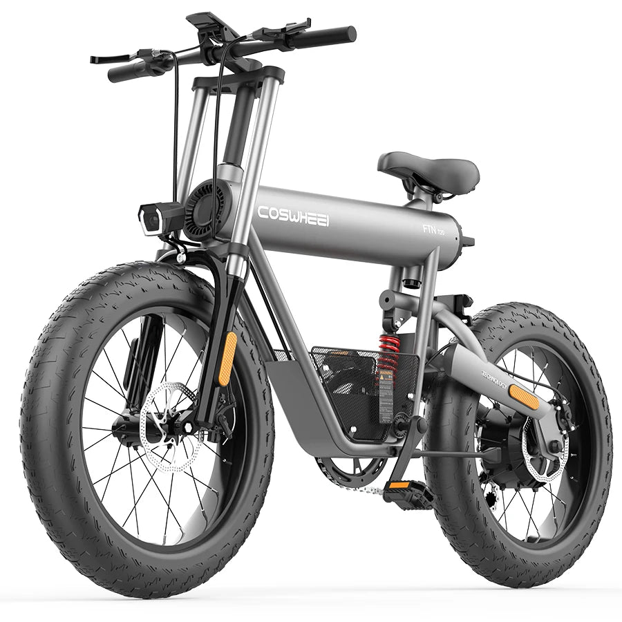 Coswheel T20 48V 7 Speed 20 Inch Fat Tire Electric City Bike