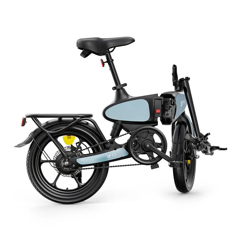 DYU C2 16-Inch Foldable 2-Seat Electric City Bike
