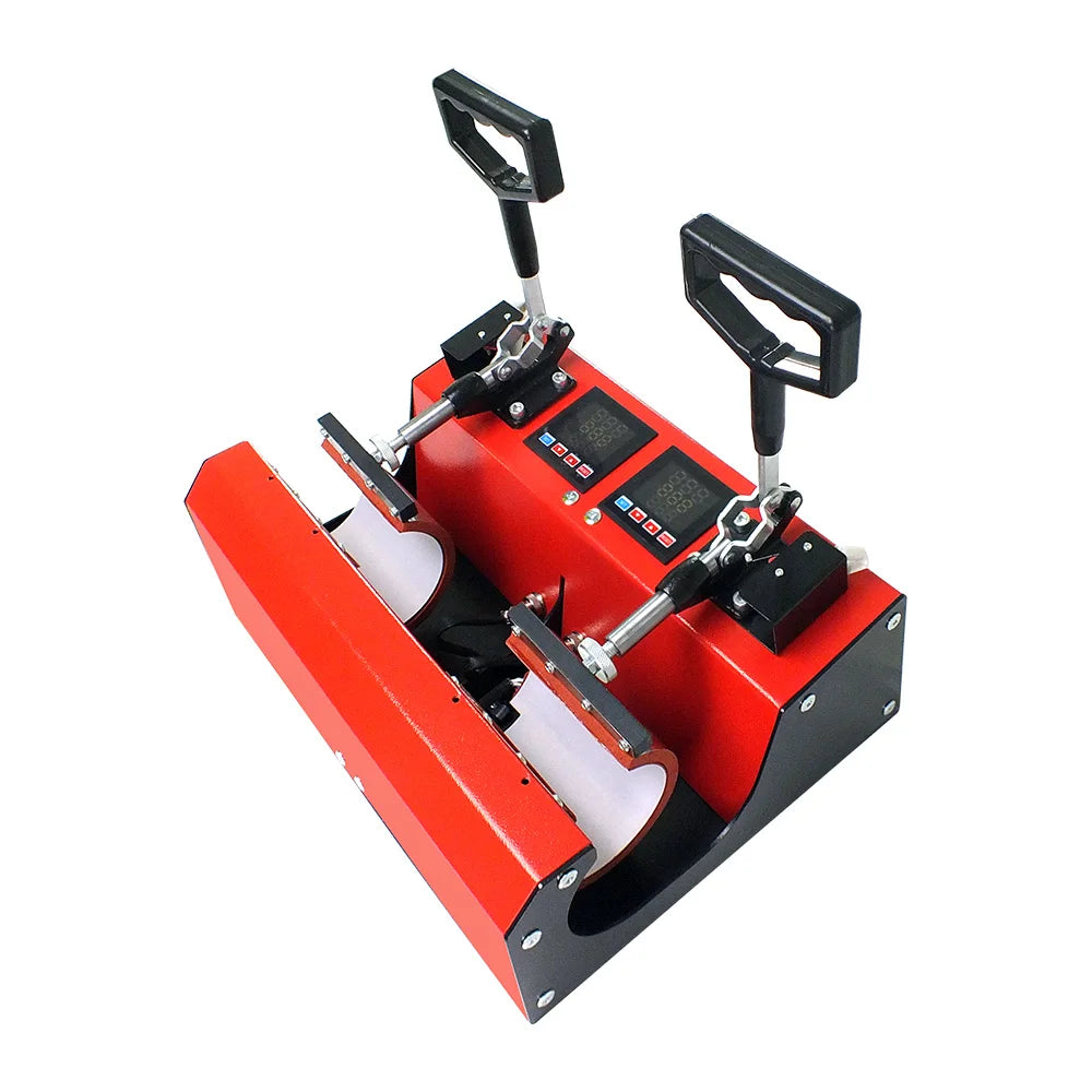AIBA Double Station Mug Heat Press Machine with Dual LCD Control