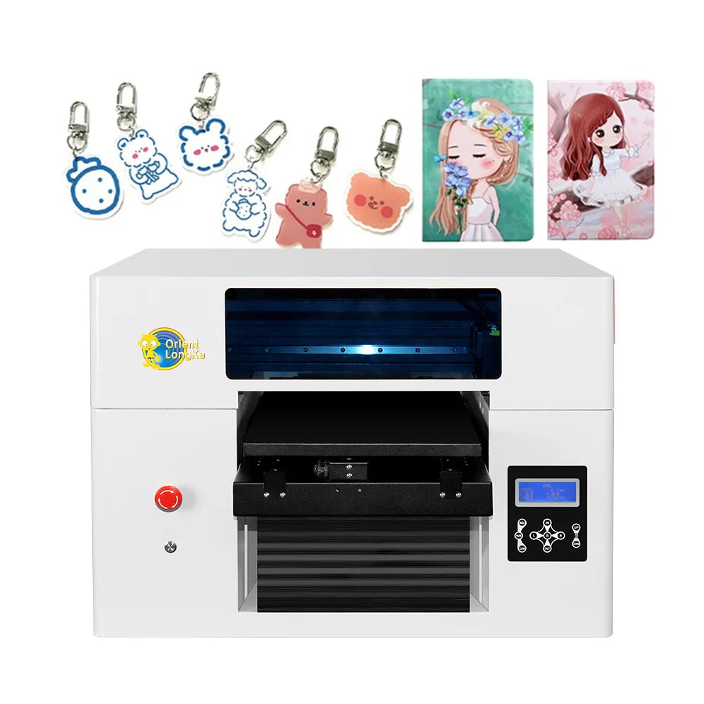 LONGKE LK-ZZ2E Universal Flatbed UV Business Card and Card Printer