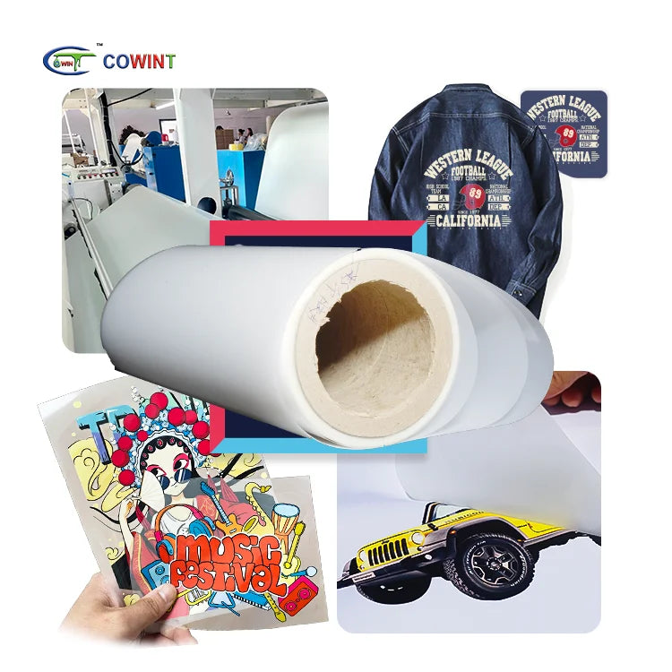 Cowint 60cm DTF PET Film Roll for Digital Inkjet Textile Printing