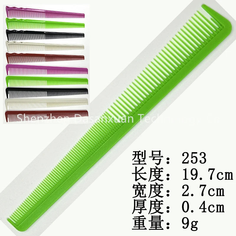 Barber Shop Resin Multifunctional Haircut Comb for Salon Hairdressing 19.7/20cm Double-edged Hair Cutting Comb