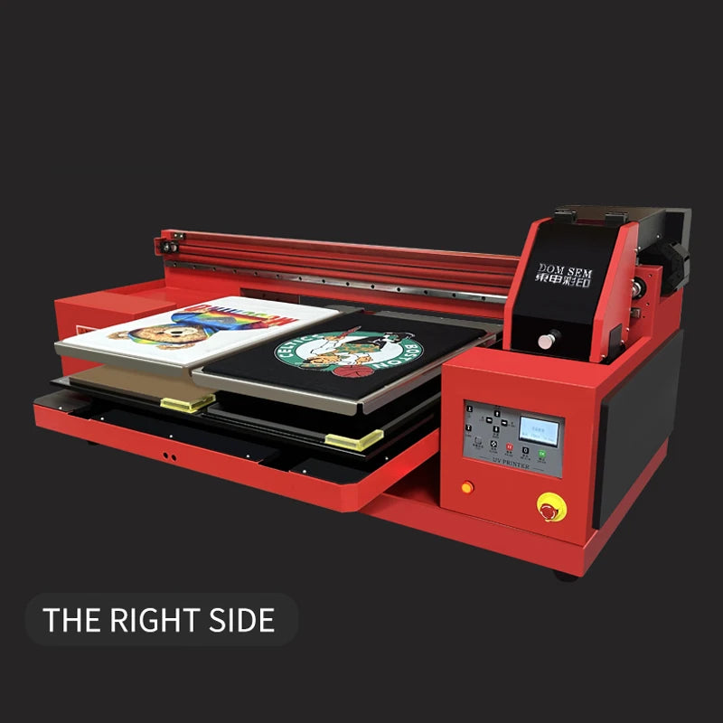 DOMSEM Automatic Digital DTG Textile Inkjet T-Shirt Printing Machine