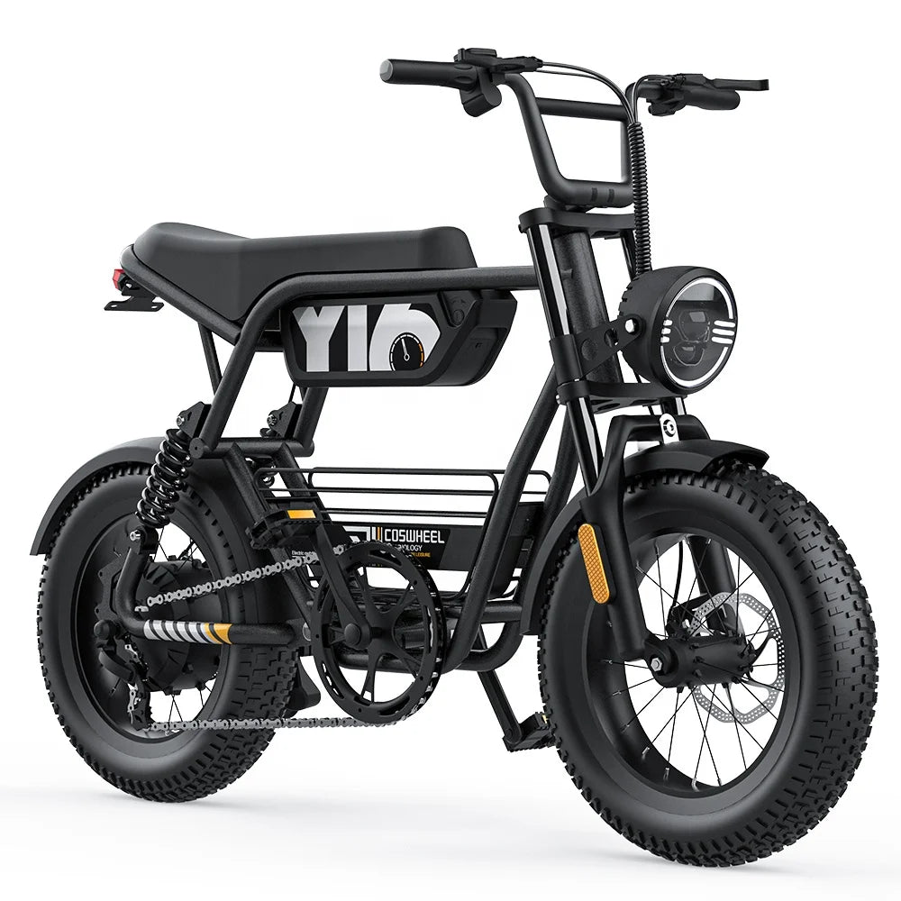 COSWHEEL Y16 Urban Cruiser Electric Bike 1000W Fat Tire Hybrid E-Bike