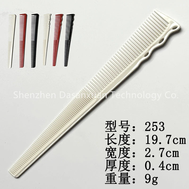 Barber Shop Resin Multifunctional Haircut Comb for Salon Hairdressing 19.7/20cm Double-edged Hair Cutting Comb