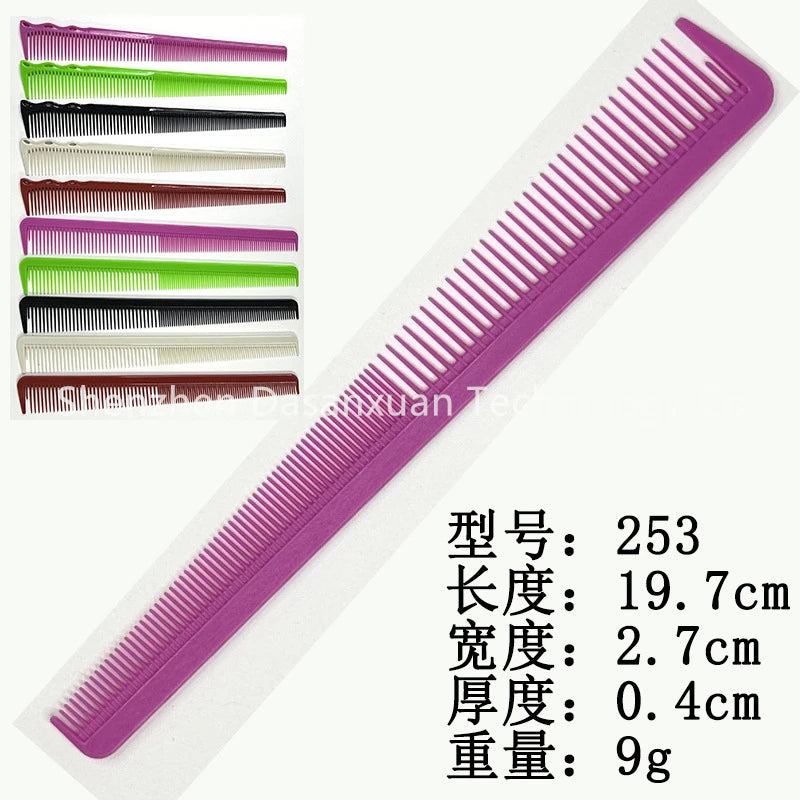 Barber Shop Resin Multifunctional Haircut Comb for Salon Hairdressing 19.7/20cm Double-edged Hair Cutting Comb
