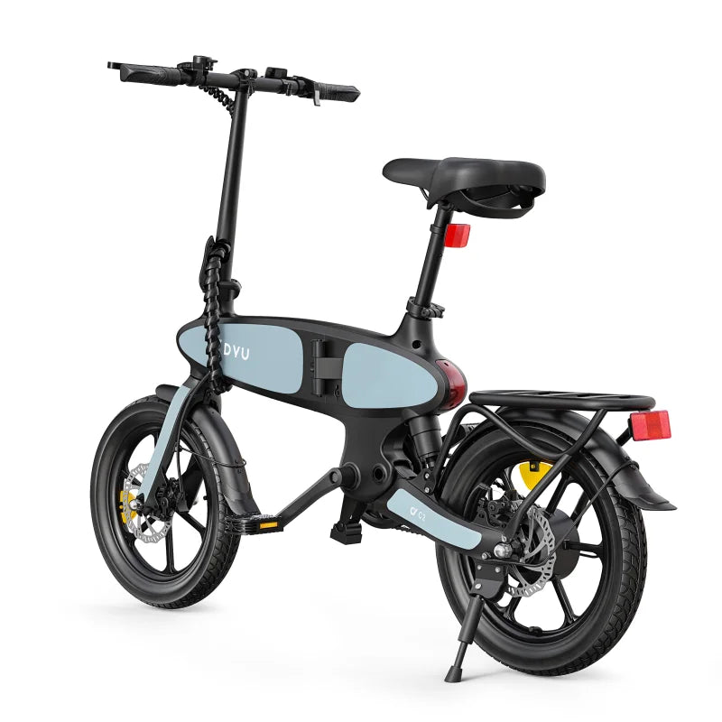 DYU C2 16-Inch Foldable 2-Seat Electric City Bike