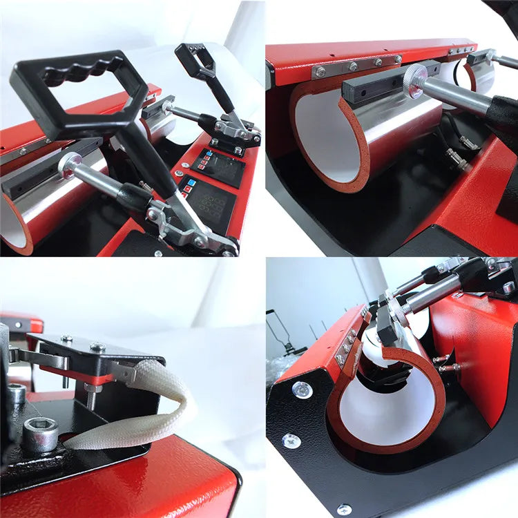 AIBA Double Station Mug Heat Press Machine with Dual LCD Control