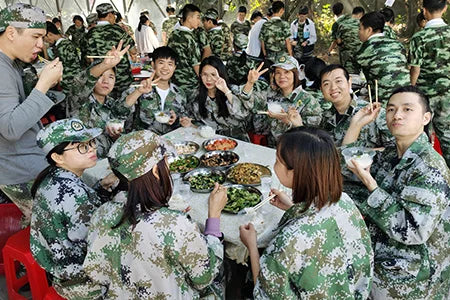 Please provide an image of the actual product. The image you uploaded shows a group of people in military-style uniforms.