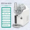 White modern electric water dispenser with a large capacity and clear display panel.