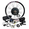 2000W electric bike hub motor conversion kit including a black spoked wheel, controller, throttle, and accessories.