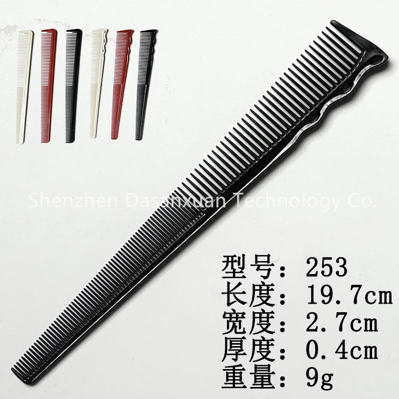 Barber Shop Resin Multifunctional Haircut Comb for Salon Hairdressing 19.7/20cm Double-edged Hair Cutting Comb