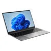 Sleek silver 15.6-inch laptop with a black keyboard and a bright, high-resolution desktop screen display.