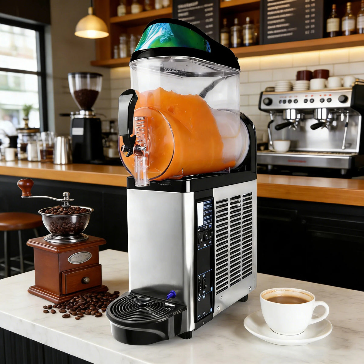 Commercial Frozen Drink and Slush Ice Making Machine with 12L Tanks