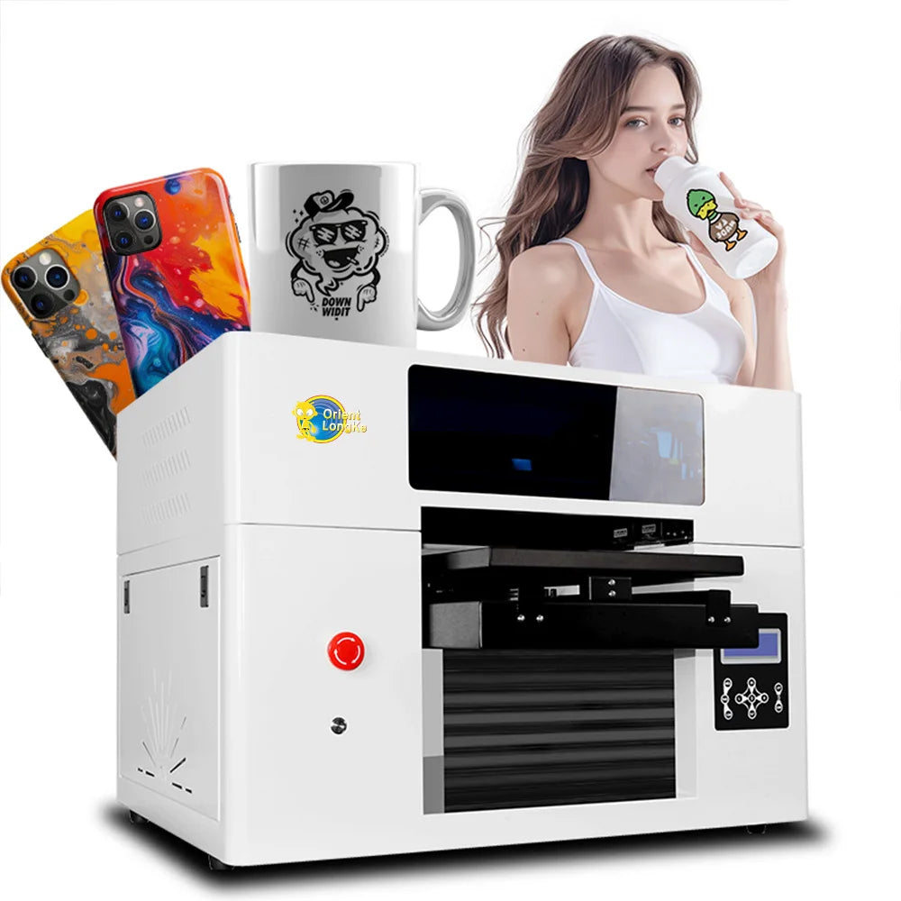 LONGKE LK-ZZ2E Universal Flatbed UV Business Card and Card Printer