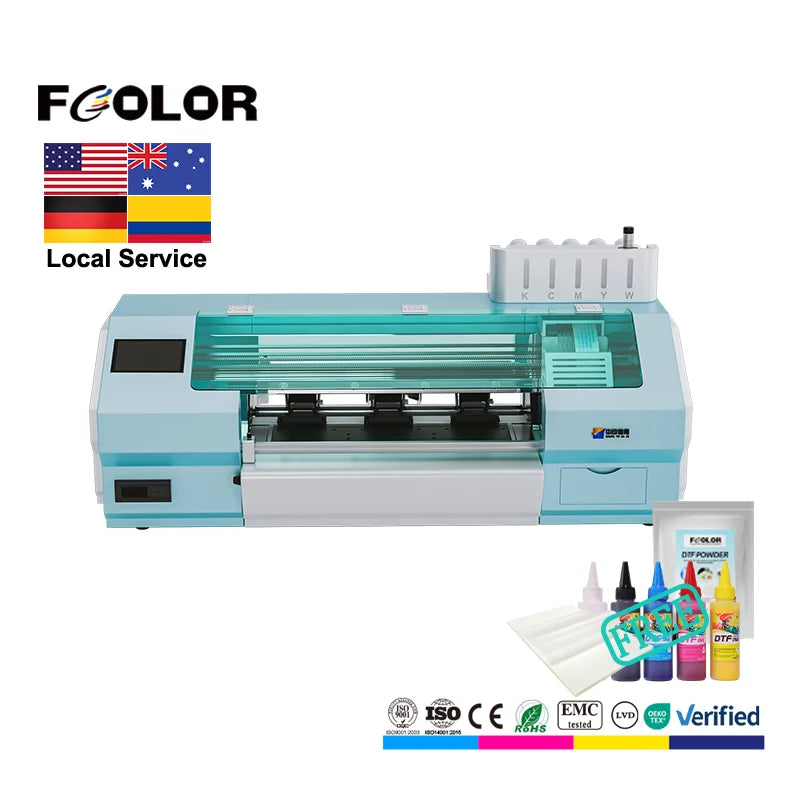 A3 DTF Printer XP600 Desktop T-Shirt Printing Machine 35cm PET Film
