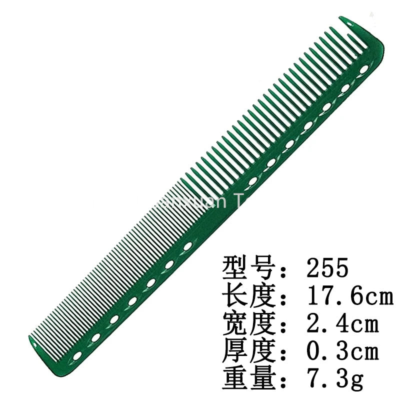 Barber Shop Resin Multifunctional Haircut Comb for Salon Hairdressing 19.7/20cm Double-edged Hair Cutting Comb