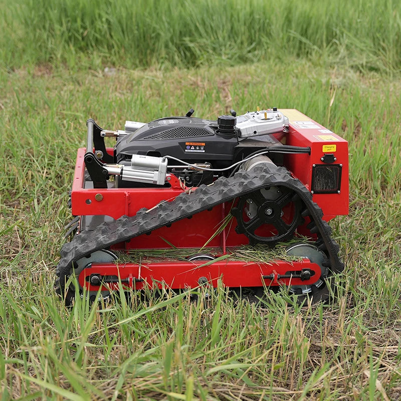 Crawler Grass Cutting Machine Overgrown Land Grass Remote Control Lawn Mower