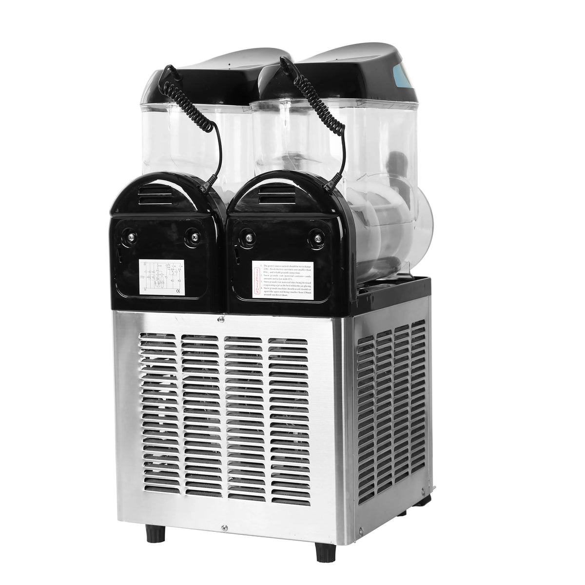Commercial 3-Tank Ice Slush Machine Frozen Drink Dispenser XRJ12L